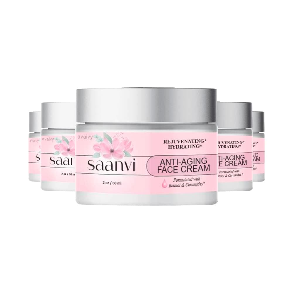 Saanvi Anti-Aging Face Cream - 5 Pack