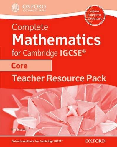 Complete Mathematics for Cambridge Igcserg Teacher