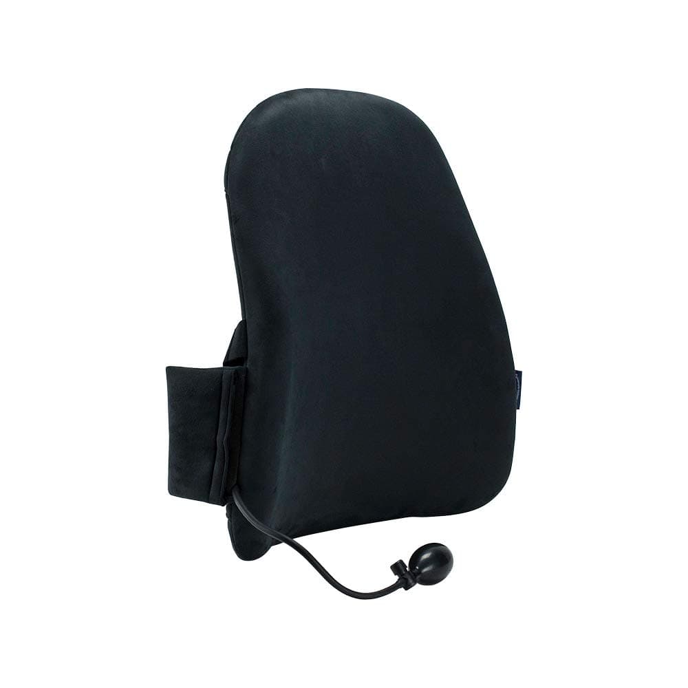 Obus Forme Ergonomic Customizable Backrest Cushion W/ Adjustable & Inflatable Lumbar Support Black