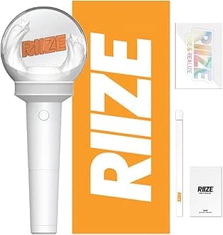 Sayzer RIIZE Lightstick Official Kpop Merch Merchandise, Standard, White, Orange