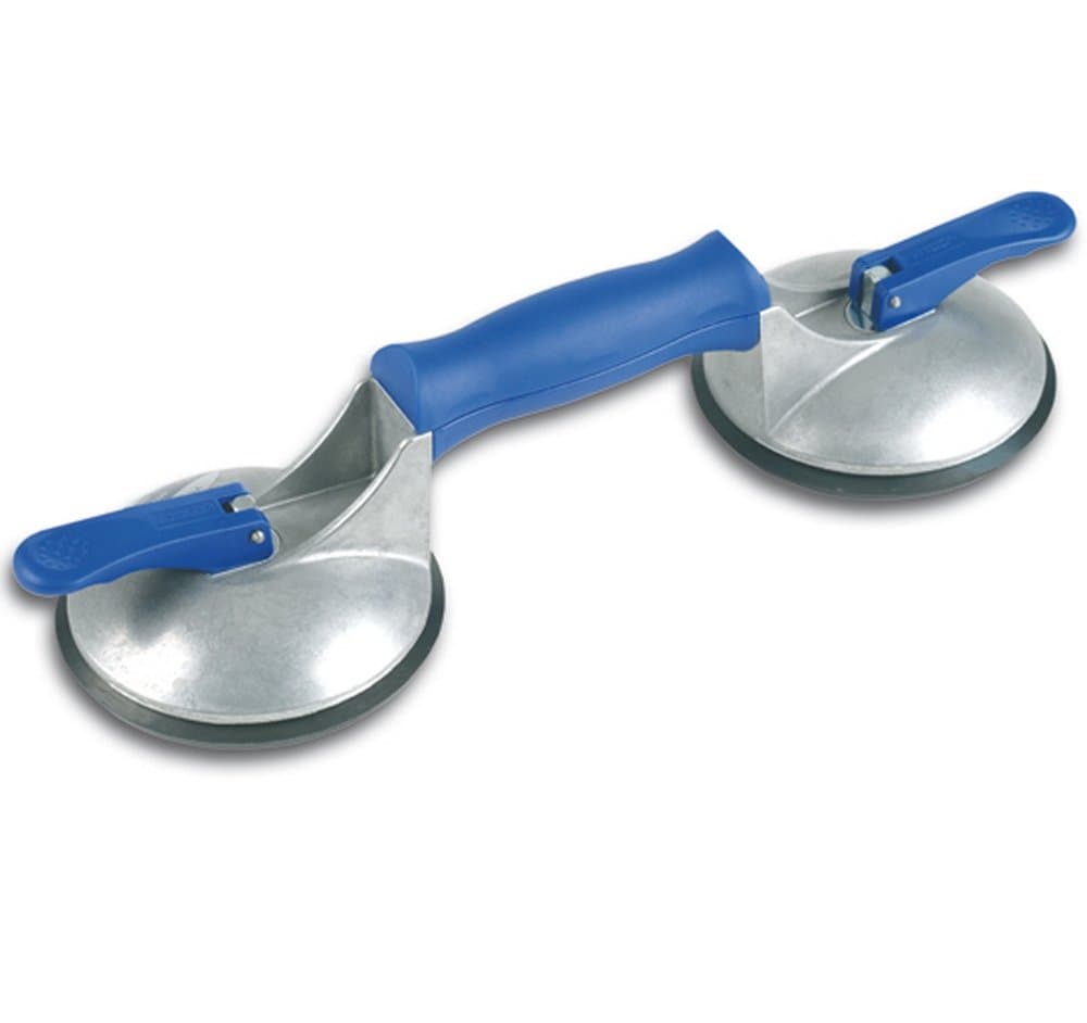 VERIBOR blue line 2 Cup Suction Lifter Handle Lengthwise BO 602.4BL