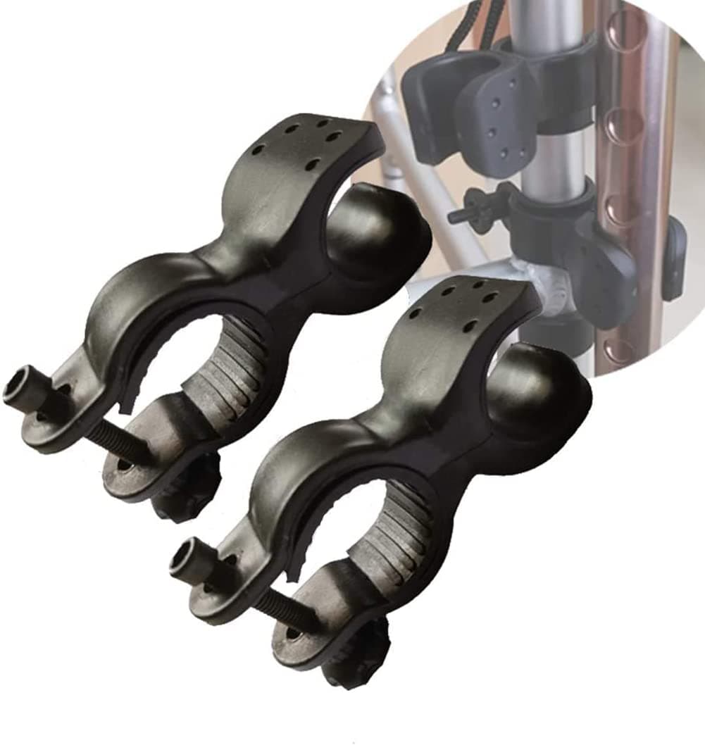 Cane Holder for Walker - Universal Walking Stick Holder Accessories for Rolling Walker Rollator (2pcs/Set)