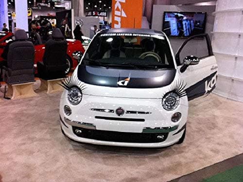 for Fiat 500 (2007-present) Black