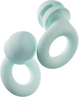Loop Quiet 2 Plus Ear Plugs with Double Tips - Ultra Comfortable and Reusable Earplugs for Sleep, Focus, Move and Noise Sensitivity | Flexible Hearing Protection | 24dB SNR Noise Reduction with 3dB