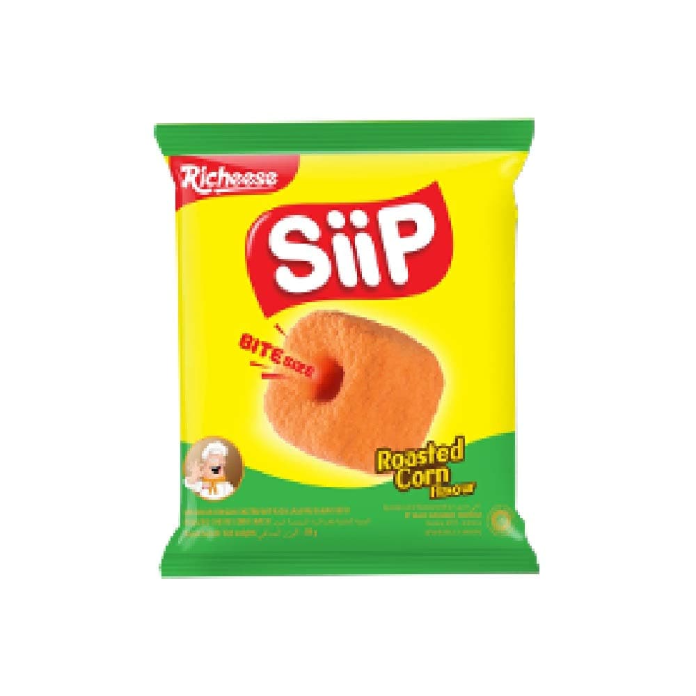 Richeese Siip Bite Size 50g x 3 Packs (Roasted Corn Flavour)