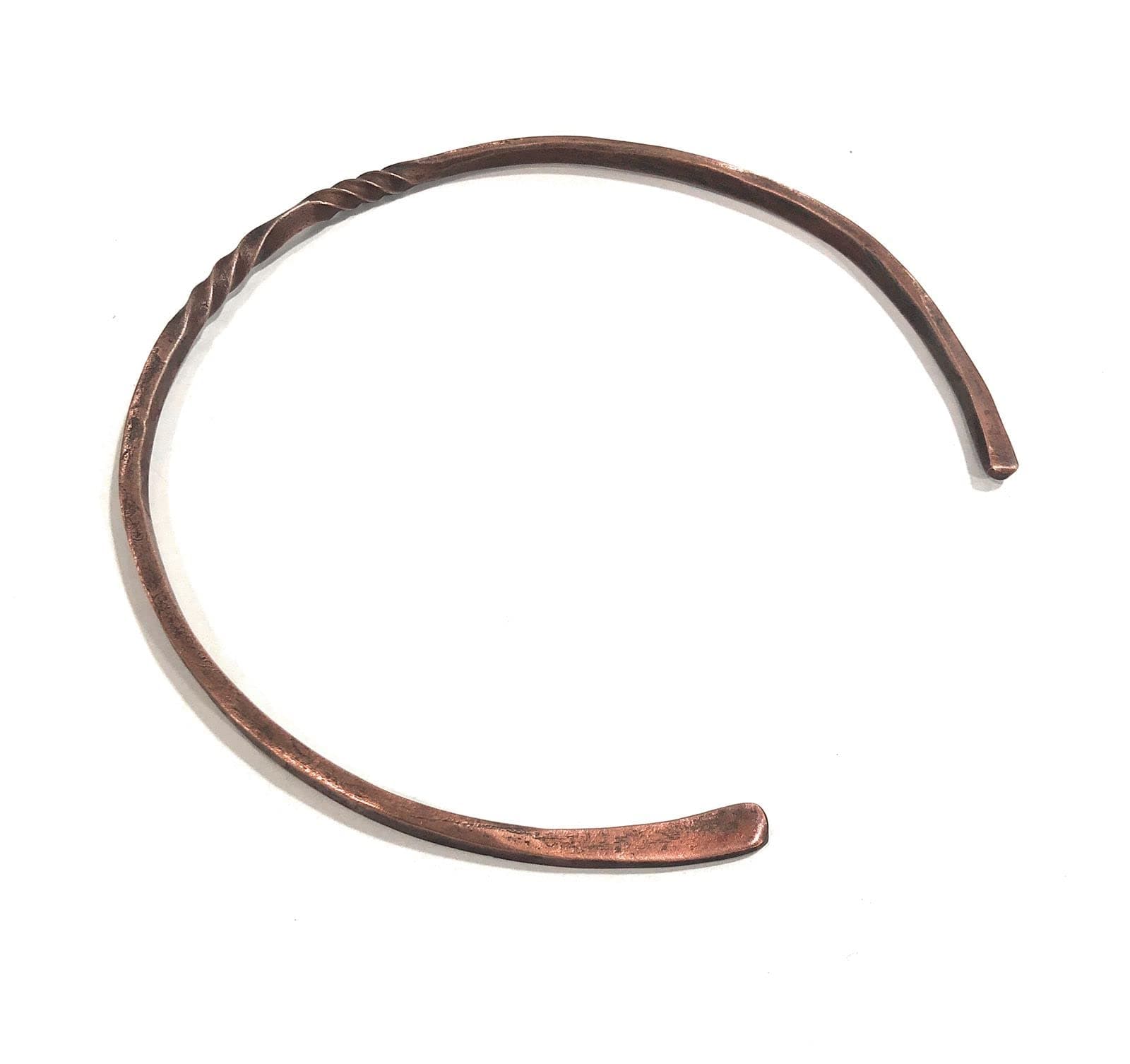 Hand Forged Twisted Iron torc, Celtic Solid Metal Torc Rustic Vintage, Punk Unisex Torc, Viking, Handmade Jewelry, Rustic Gift for Men and Women Black