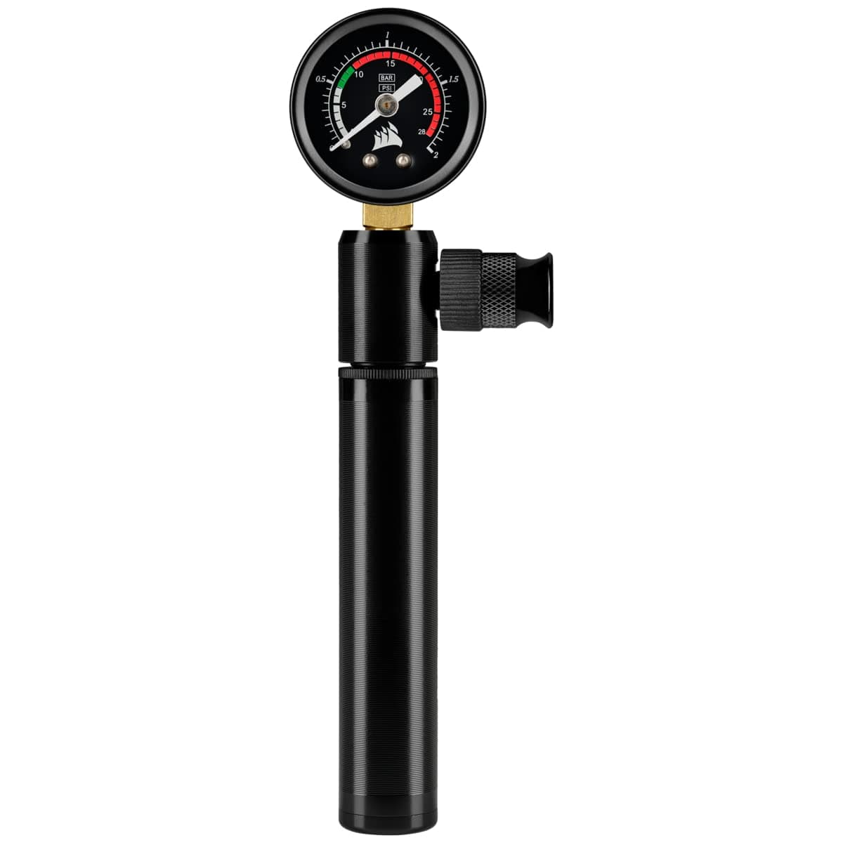 Hydro X Series XT Pressure Leak r Tool Kit (Quick and Safe, Hand-Operated Air Pump Included, Precise Pressure Readings, 20cm Connection Hose System) Black