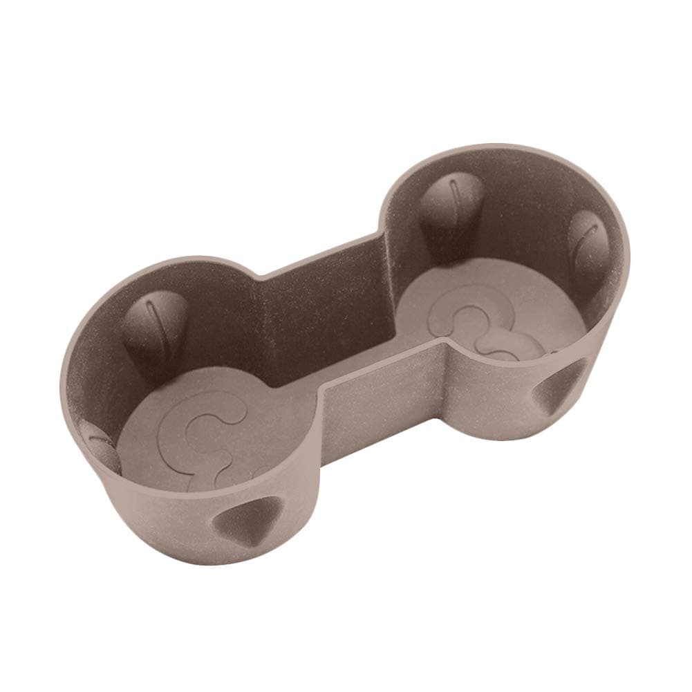 ZYXRASoft Silicone Rubber Cup Holder Insert, for Tesla, Model 3 Multi Functional Practical Convenient Car Auto Accessories Car Cup Holder(Gray)