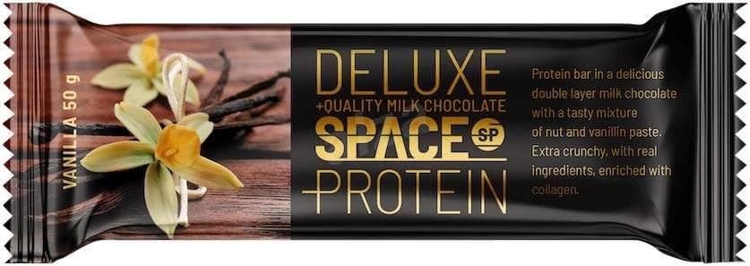 Space Protein Deluxe Protein Bars Vanilla 24X50g
