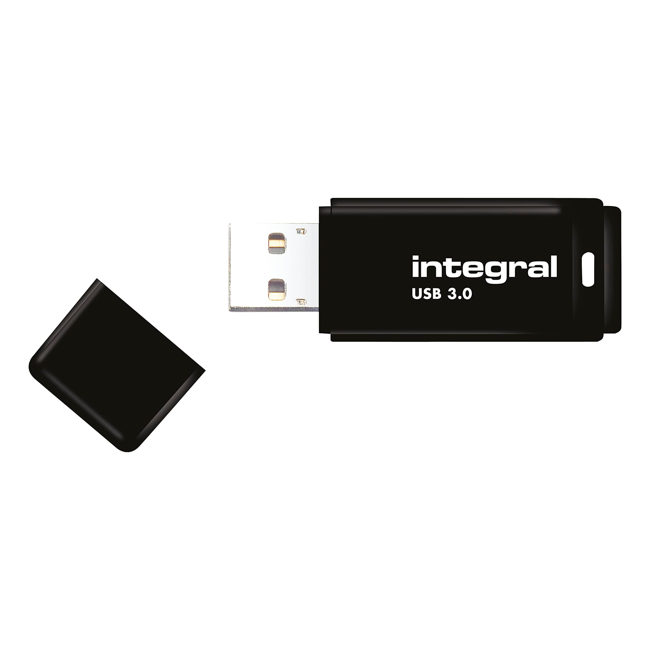 Integral 128GB Black USB 3.2 Gen 1 Super Speed Fast Memory Flash Drive