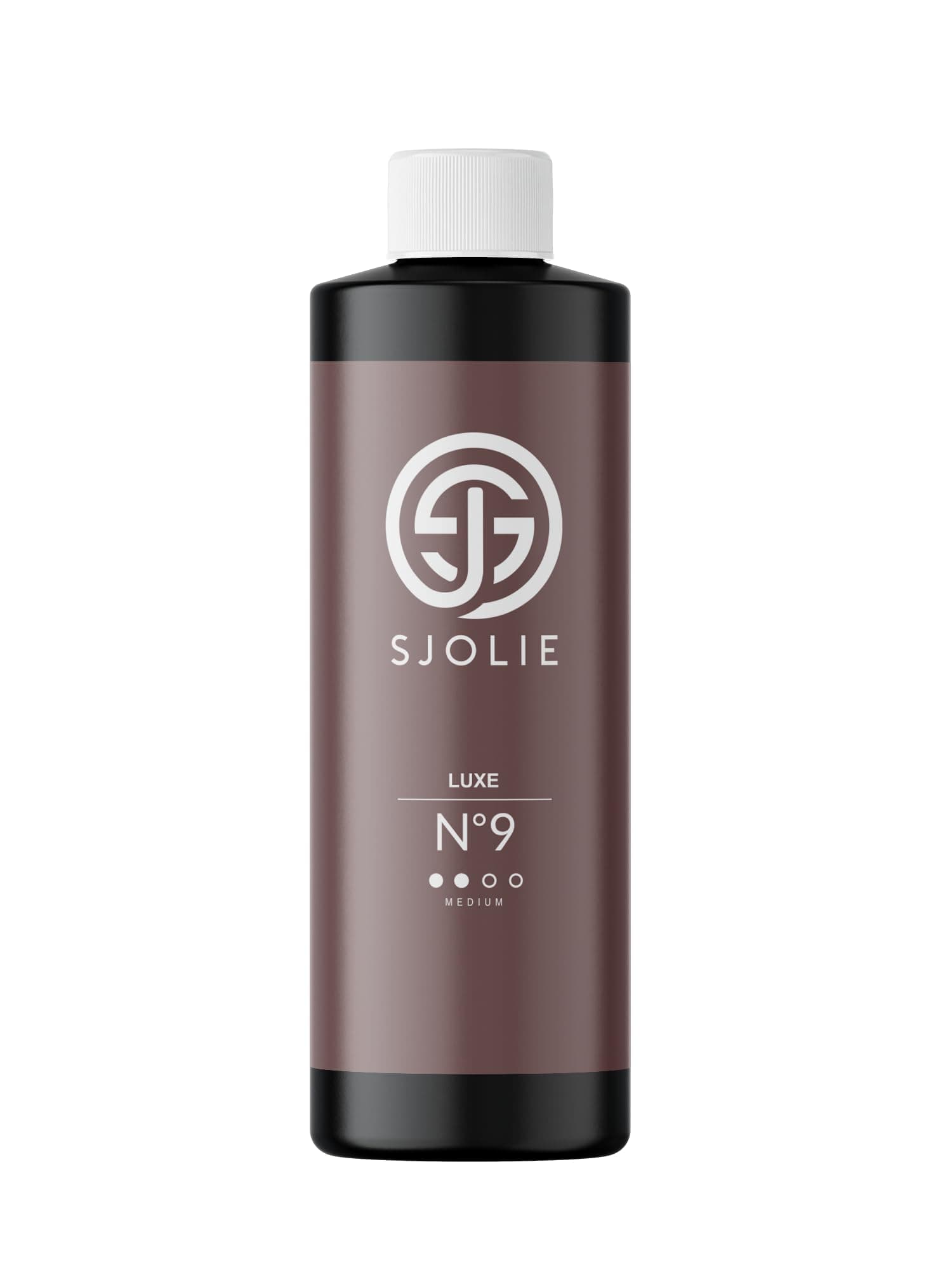 SJOLIE Violet Spray Tan Solution - Luxe 9 - Medium Blend | Sunless Tanning Solution for a Hydrating, Deep Brown Tan (8oz)