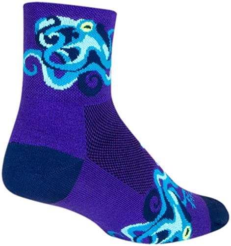 Women's 3in Crazy Eights Cycling/Running Socks (Crazy Eights - S/M)