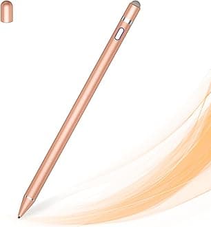 Active Stylus Pen for Touch Screens, Dual Pen Tips for Drawing & Writing, High-Precision Universal Digital Pencil for A-pple i-Phone 17/16/15/14/13/12, Tablet, Phone, Sam-Sung, K-indle, i-Pad, Orange