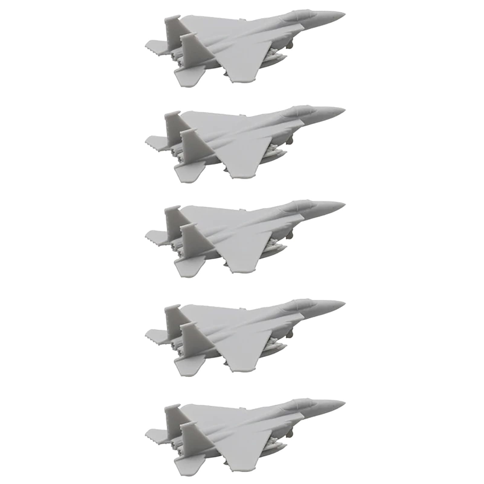 5PCS F-15E Strike Eagle Aircraft DIY Model 1/2000-1/350 Scale Resin Assembly Model Combat Plane DIY Fighter Jet Aeroplane Military Model(1/700 (28mm))
