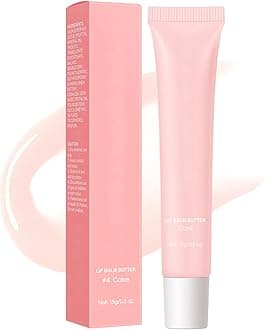 Summer Tinted Lip Butter Balm with Slight Shine - Ultra-Hydrating, Nourishing Lip Care with Natural Ingredients, Soothes & Softens Dry Lips (Cake, 1Pc)