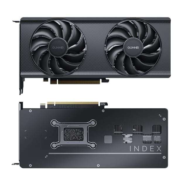 WEELIAO GUNNIR Intel Arc B580 Index Graphics Card,2670 Mhz Video Card,12GB 192-bit GDDR6,PCIE4.0,1 HDMI2.1,3 DP2.1,2 Fans,TBP 190W