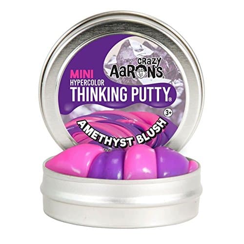 Amethyst Blush Mini Heat Sensitive Hypercolor - Crazy Aaron's Thinking Putty (Small Tin)