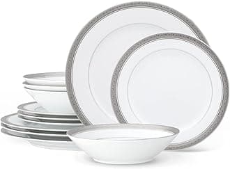 Crestwood Platinum 12-Piece Dinneware Set, Service for 4