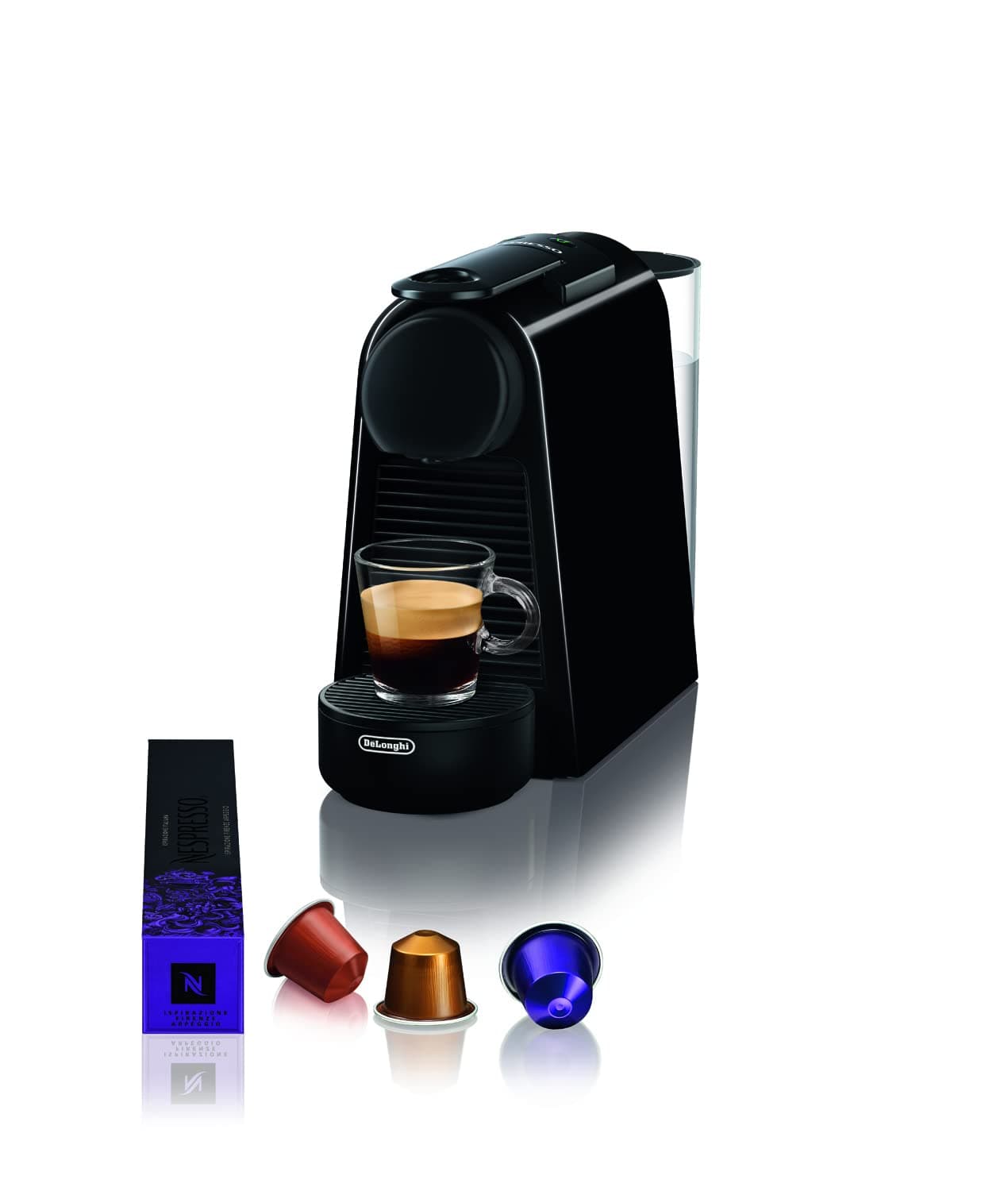 De'Longhi Essenza Mini EN85.B Semi-Automatic Coffee Machine Pod Coffee Maker 0.6 L