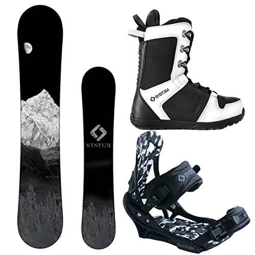 System 2021 MTN and APX Complete Men's Snowboard Package