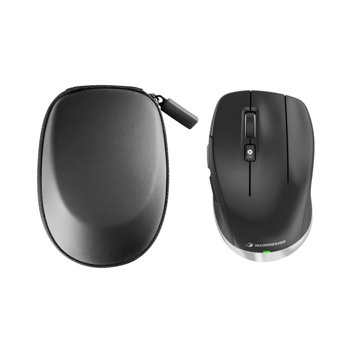 3Dconnexion CadMouse Compact Wireless (Compact Mouse, Optical, Wireless, USB-C, Right-Handed, Black)