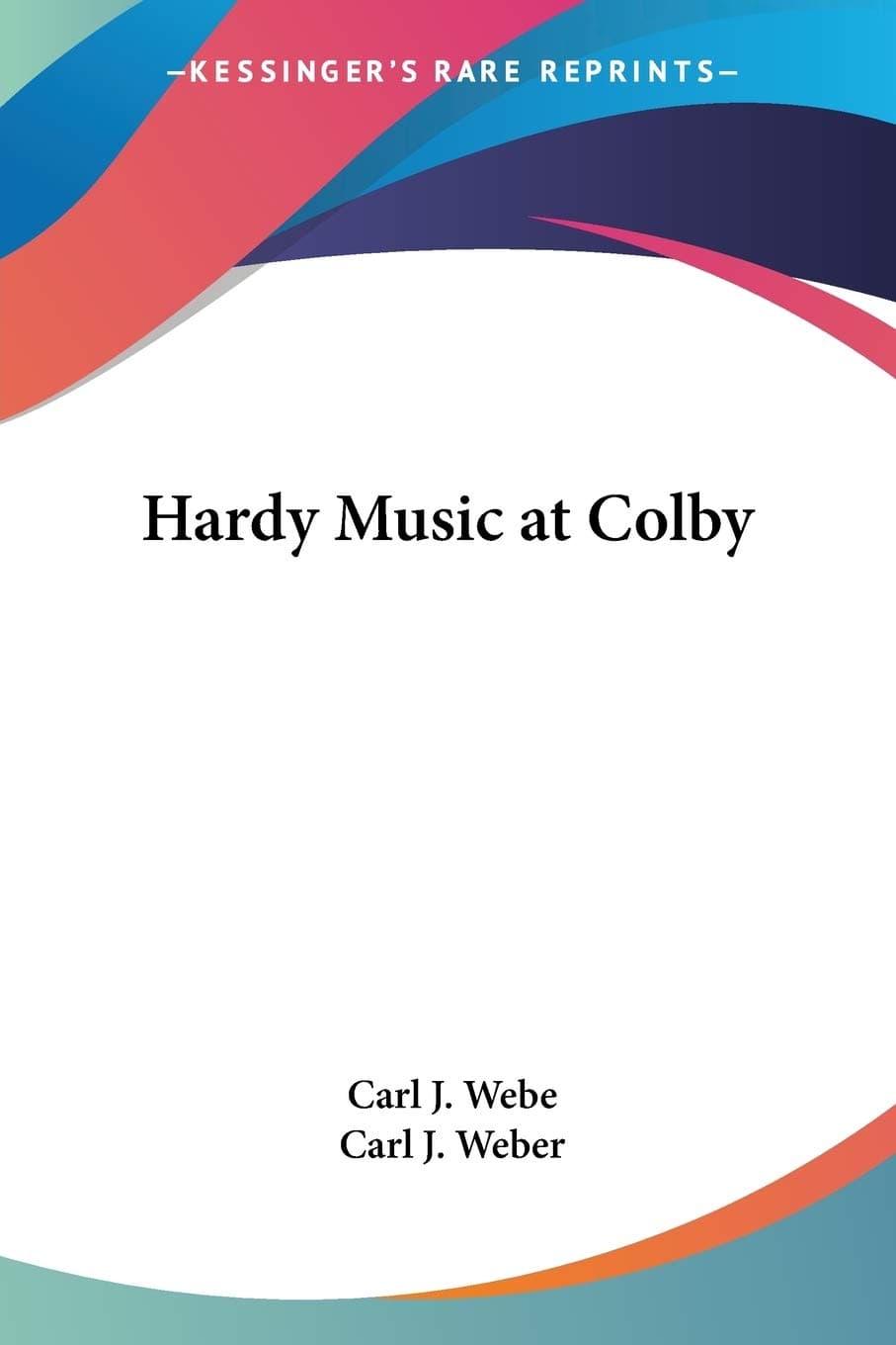 Hardy Music at Colby