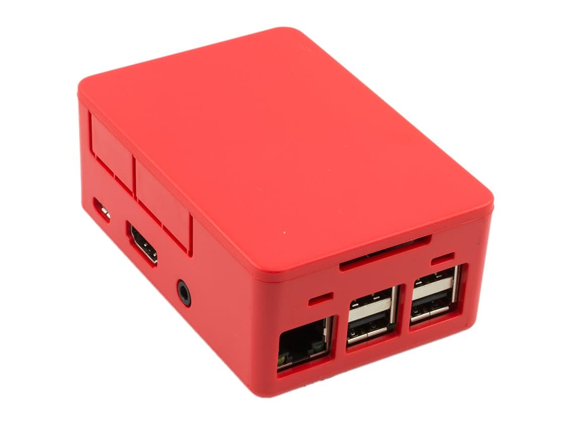 HighPi Raspberry Pi B+/2/3 Case - Red