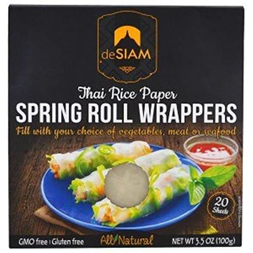 DesiamSpring Roll Wrappers Thai Rice Pepper, 3.53 oz