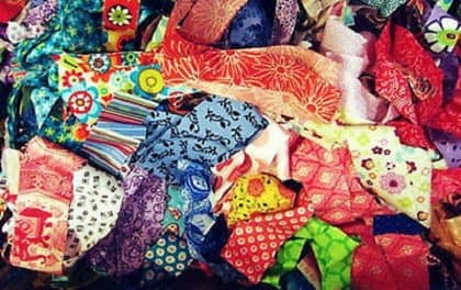 Fabric Strips Scrap Pack 100% Cotton Fabric Lot by The Pound