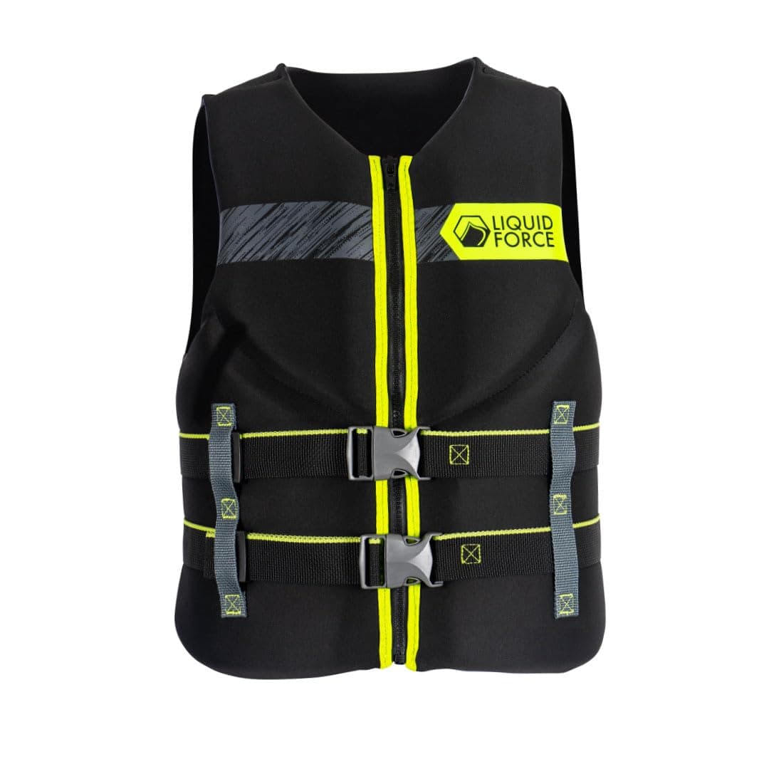 Liquid Force 2026 Classic Hinge (Black/Green) CGA Life Jacket