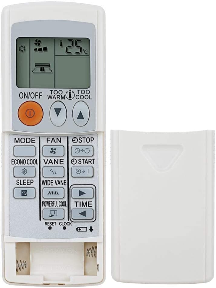 Replacement Air Conditioner Remote for Mitsubishi AC Mr Slim MSZ-GL12NA MSZ-FE18NA MSZ-GE06NA MSZ-GE09NA-8 MSZ-GE12NA MSZ-GE12NA-8 MSZ-GE15NA-8 MSY-GL18NA MSZ-A17NA-1 MSZ-A09NA MSZ-A09NA-1