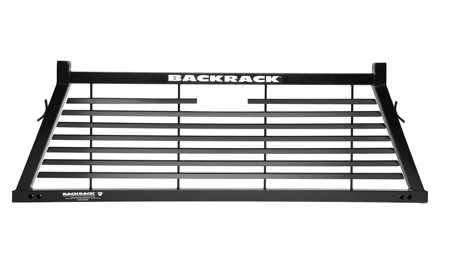 BACKRACK 12500 | Louvered Headache Rack |Frame Only |Truck Specific Hardware Kit Required, Black