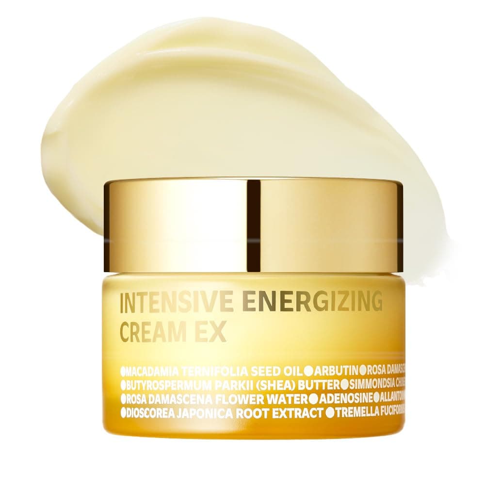 Intensive Energizing Cream EX, Deep Moisturizing Formula for Skin Elasticity & Firmness, Face & Neck Firming Cream, Korean Skin Care (0.68 fl. oz, 20ml)