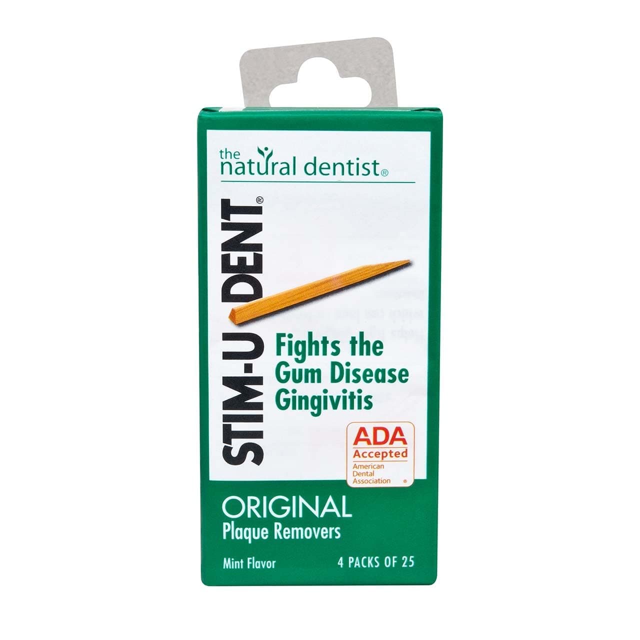 Stim-U-Dent Stim-U-Dent Plaque Removers Mint, Mint 100 each (Pack of 4) by Natural Dentist
