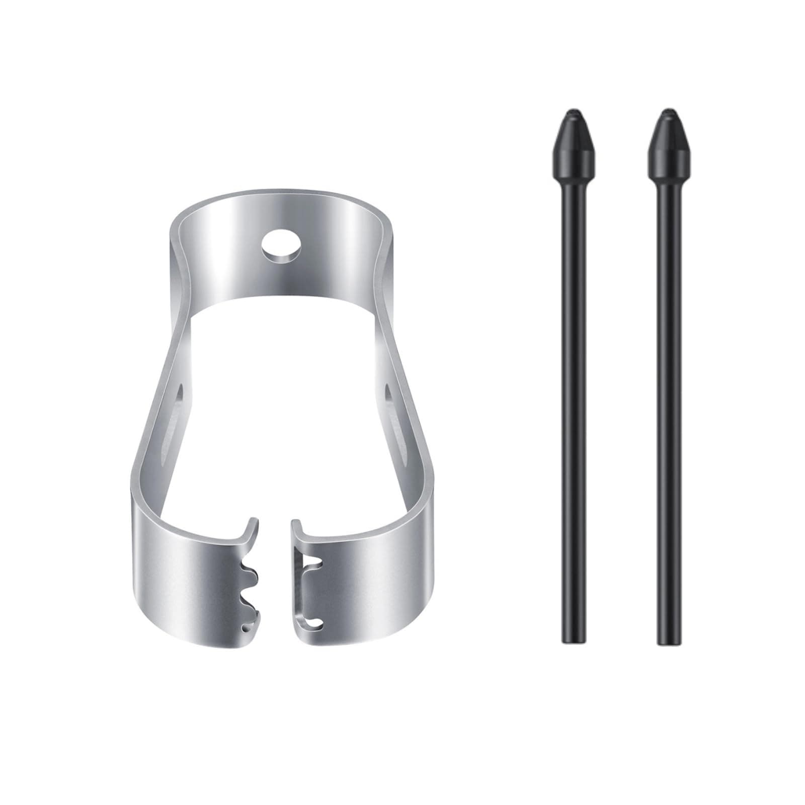 2 Pcs Soft Tips OEM for Galaxy Tab S10+ Pen / S10+ Plus Pen Tips/Tab S10 Ultra Pen Tips, S Pen Tips Replacement for Samsung Galaxy Tab S10 Tablet All Verison with Tips Remove Tool (Black)