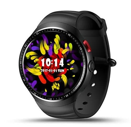 LEMFO LES1 Smartwatch Android 5.1 Quad Core 1.3GHz 1GB/16GB 3G Smartwatch WiFi Pedometer Bluetooth GPS 2MP camera (Black)