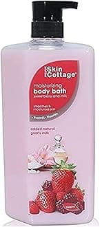 Skin Cottage Premium Sweetberry and Milk Body Wash 1000 ml – Deep Moisturizing Bath Wash with Natural Goat’s Milk Proteins for Soft, Hydrated Skin