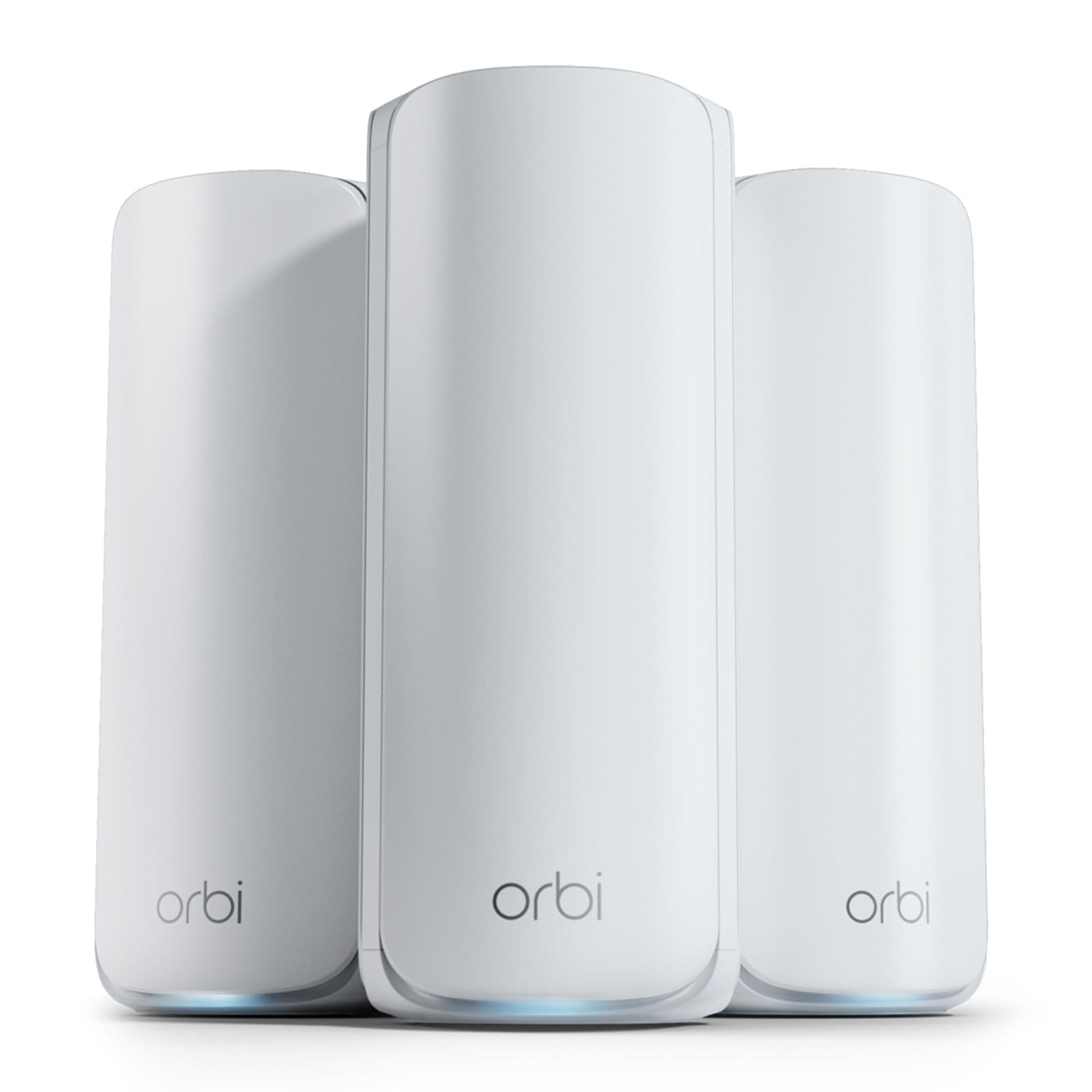 NETGEAR Orbi 7 Mesh Tri-Band WiFi System (RBE773) - Pack of 3 - Coverage of 750 m², 100 Devices - Internet Port 2.5 Gbps - BE11000 (11 Gbps) - Compatible with Thick Walls and All Boxes