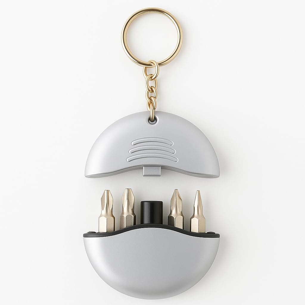 Keyring Screwdriver Troubleshooting 4 End Caps