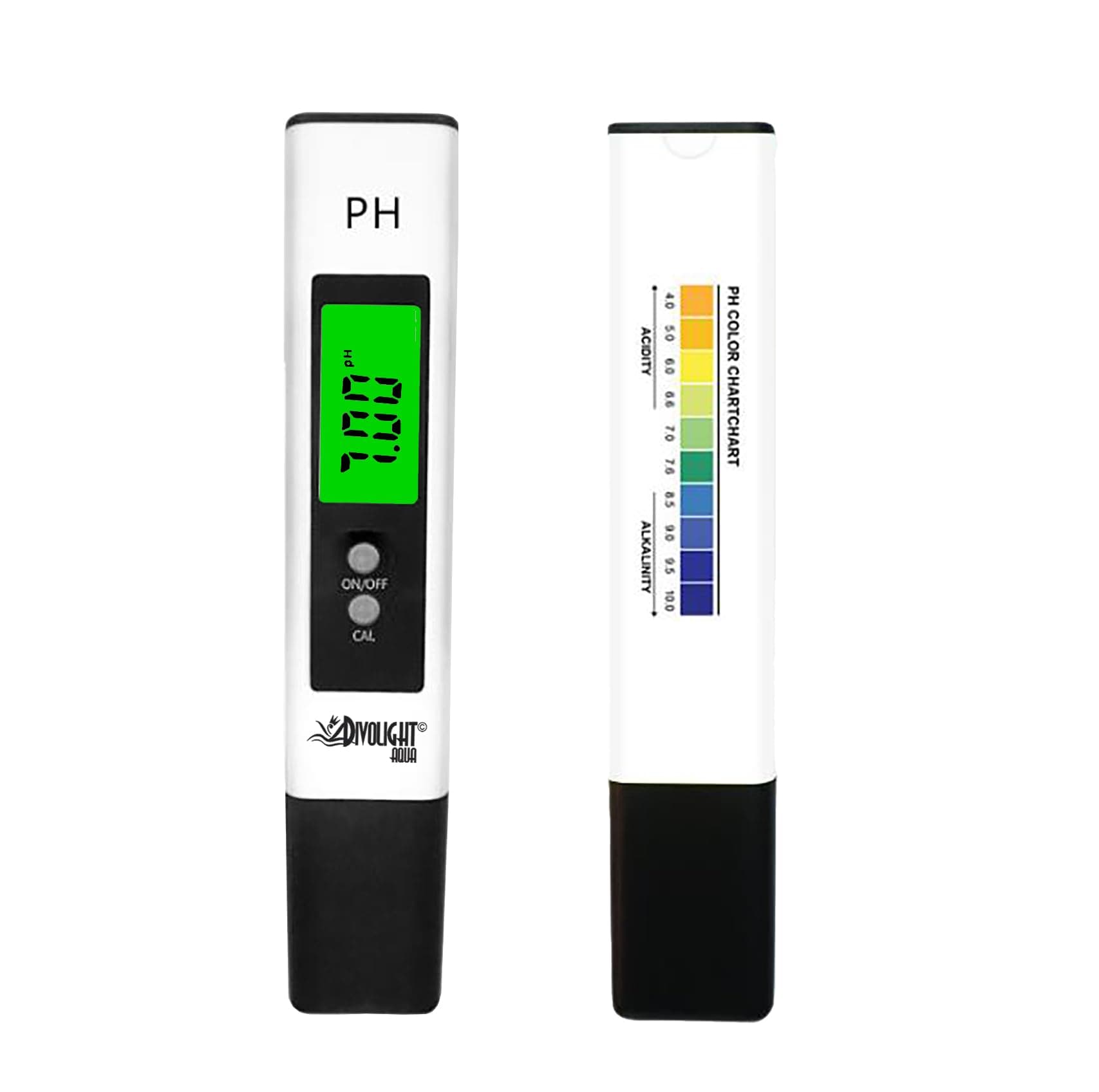 Digital PH Meter - High Accuracy Digital Water Quality Tester with 0-14 PH Measurement Range for Household Drinking, Pool and Aquarium with ATC