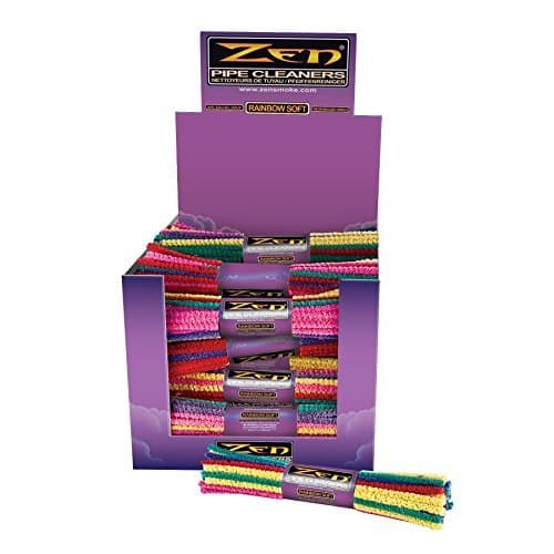 Zen Pipe Cleaners 44 Per Pack Soft Rainbow Pack Of 48