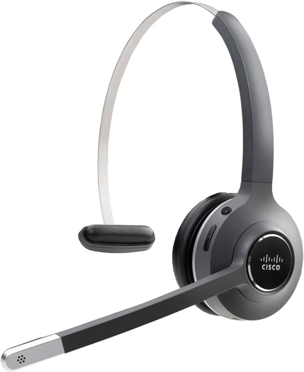 Cisco 561 Headset - Mono - Wireless - Bluetooth - Over-The-Head - Monaural - Supra-aural