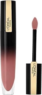 L'Oréal Paris Rouge Signature Brilliant 301 Be Determined, Nude, Light and Colour-Intense Ink Lipstick with Glossy Finish, 7 ml, 3600523794829