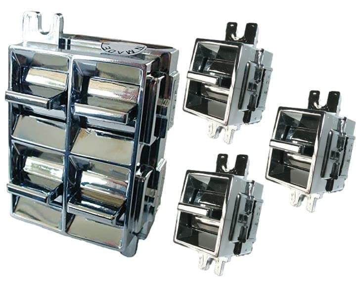 SWITCHDOCTOR Window Switch Set for 1983-1990 Chevrolet Caprice; 1982-1985 Buick LeSabre; 1982-1989 Buick Electra; 1982-1984 Cadillac Deville (Chevy, 20138332)