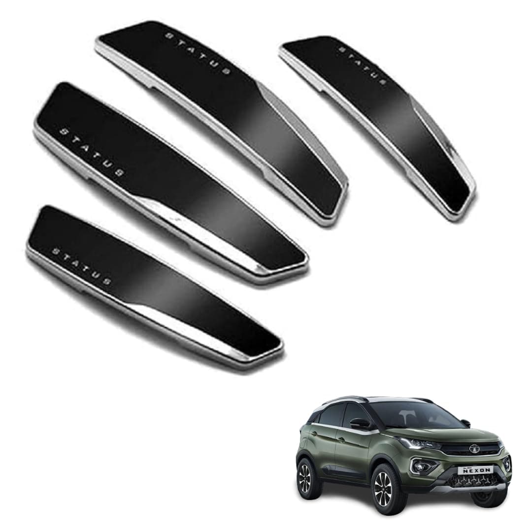 Status Car Door Edge Guard Scratch Protector Black Universal for Tata Nexon/Punch/Tiago/Altroz/Harrier/Safari/Tigor/Indica/Sumo/Hexa/Harrier/Nexon EV