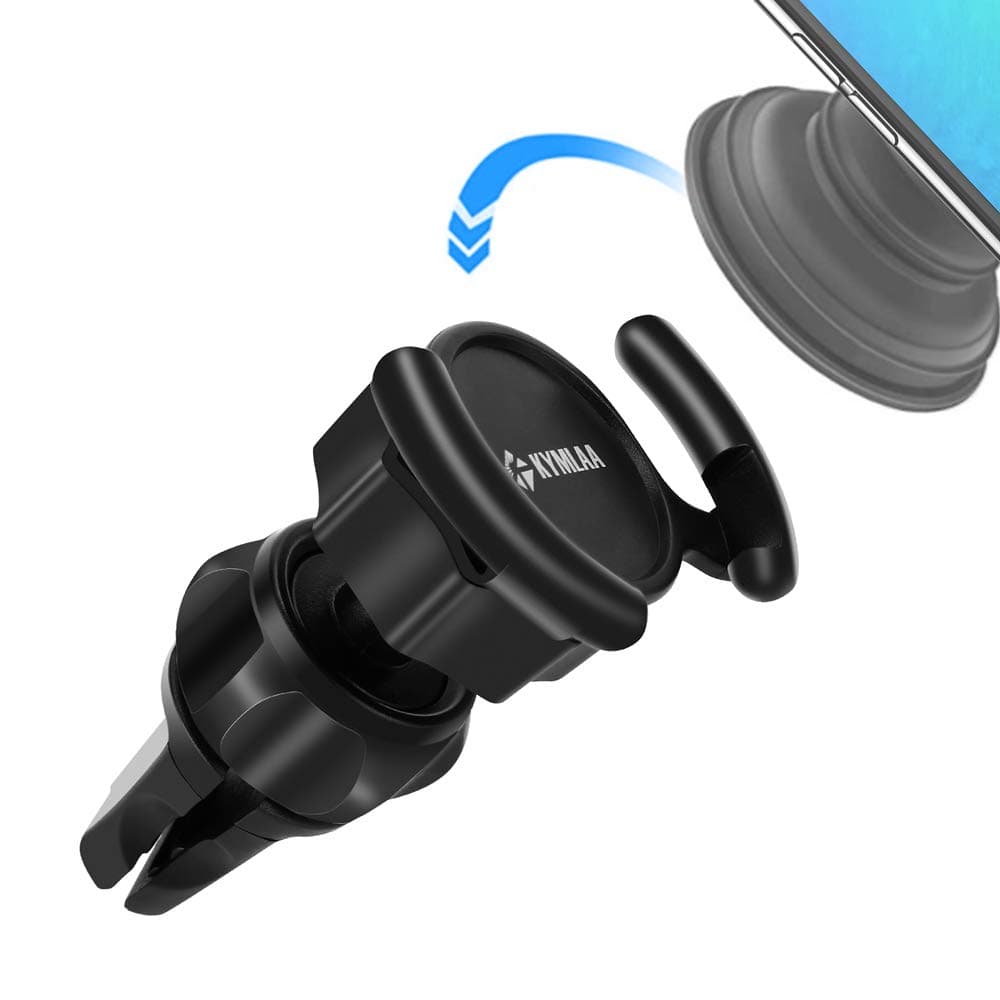 Pop Clip Air Vent Car Phone Mount for pop Users, Kymlaa Universal 360° Rotation Cell Phone Holder Compatible with Pops Grip & Out Stand, Adjustable Switch Lock for All Smartphones, GPS Navigation
