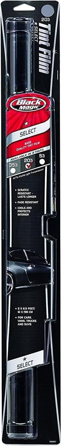 Black Magic Select 20% VLT Tinted Window Film, Scratch-Resistant Tint for Car Windows — Black