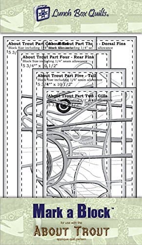 Lunch Box Quilts Mark-a-Block About Trout Pattern