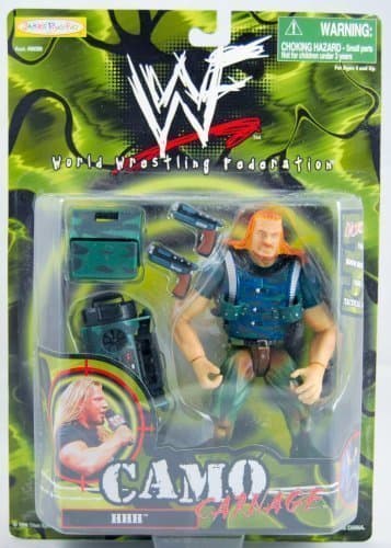 WWF - 1999 - HHH - Camo Carnage - Jakks - Mint