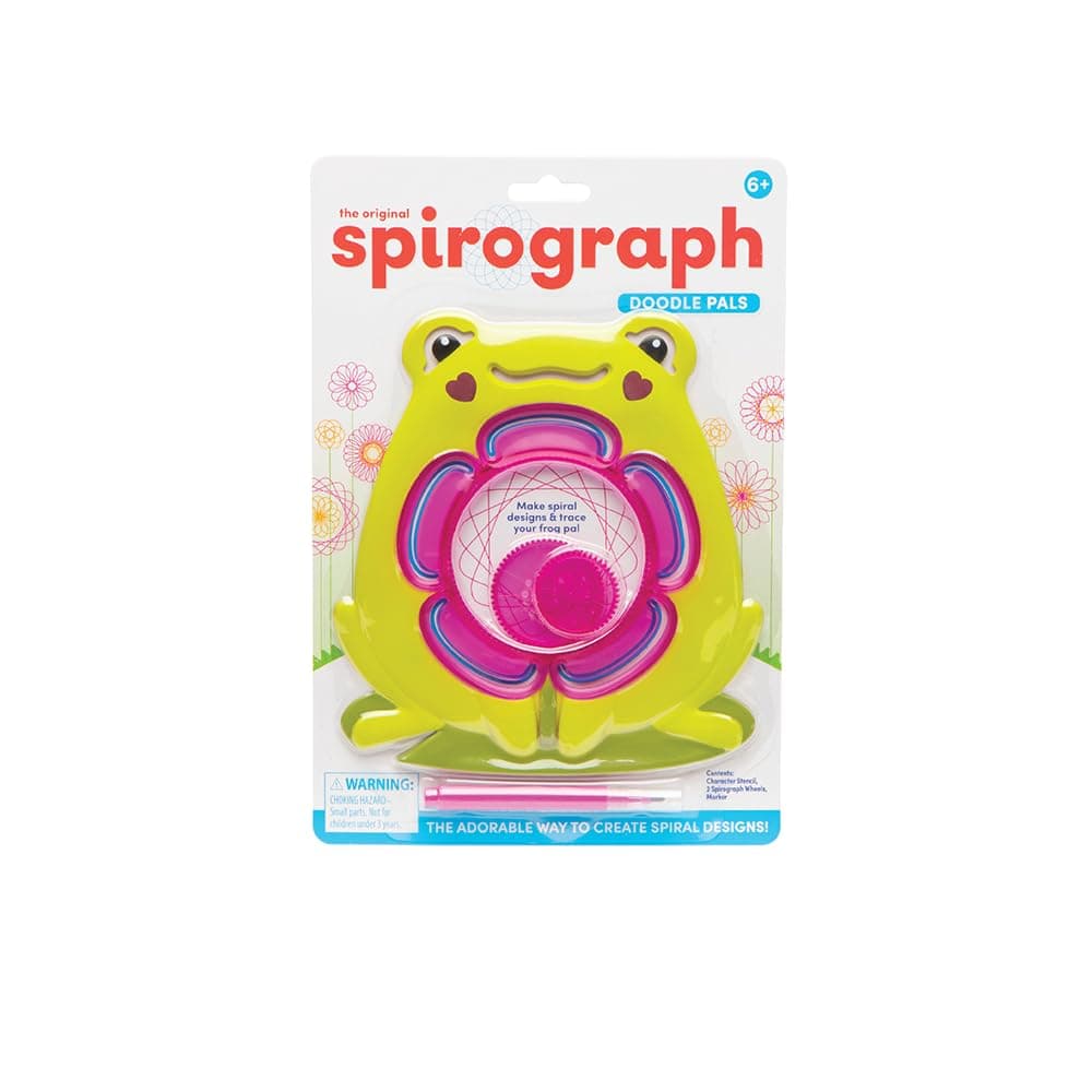 Spirograph Doodle Pals - Frog | Create Adorable All Endless Creative Stencil Play | Animal Shaped Spiral Art | Great Arts & Crafts Activity | For Ages 6+